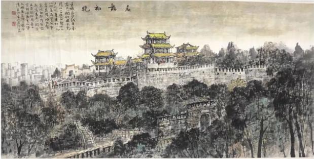 現代?園??畫派的創始?潯陌作品賞析-圖2