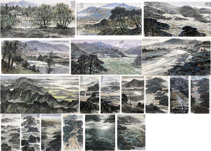 現代?園??畫派的創始?潯陌作品賞析-圖4