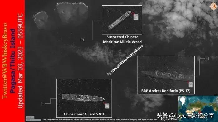 中菲南海對峙升級！中國海軍派遣導彈驅逐艦強勢亮相中業(yè)島周邊！-圖4